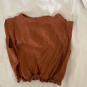 burnt orange top!